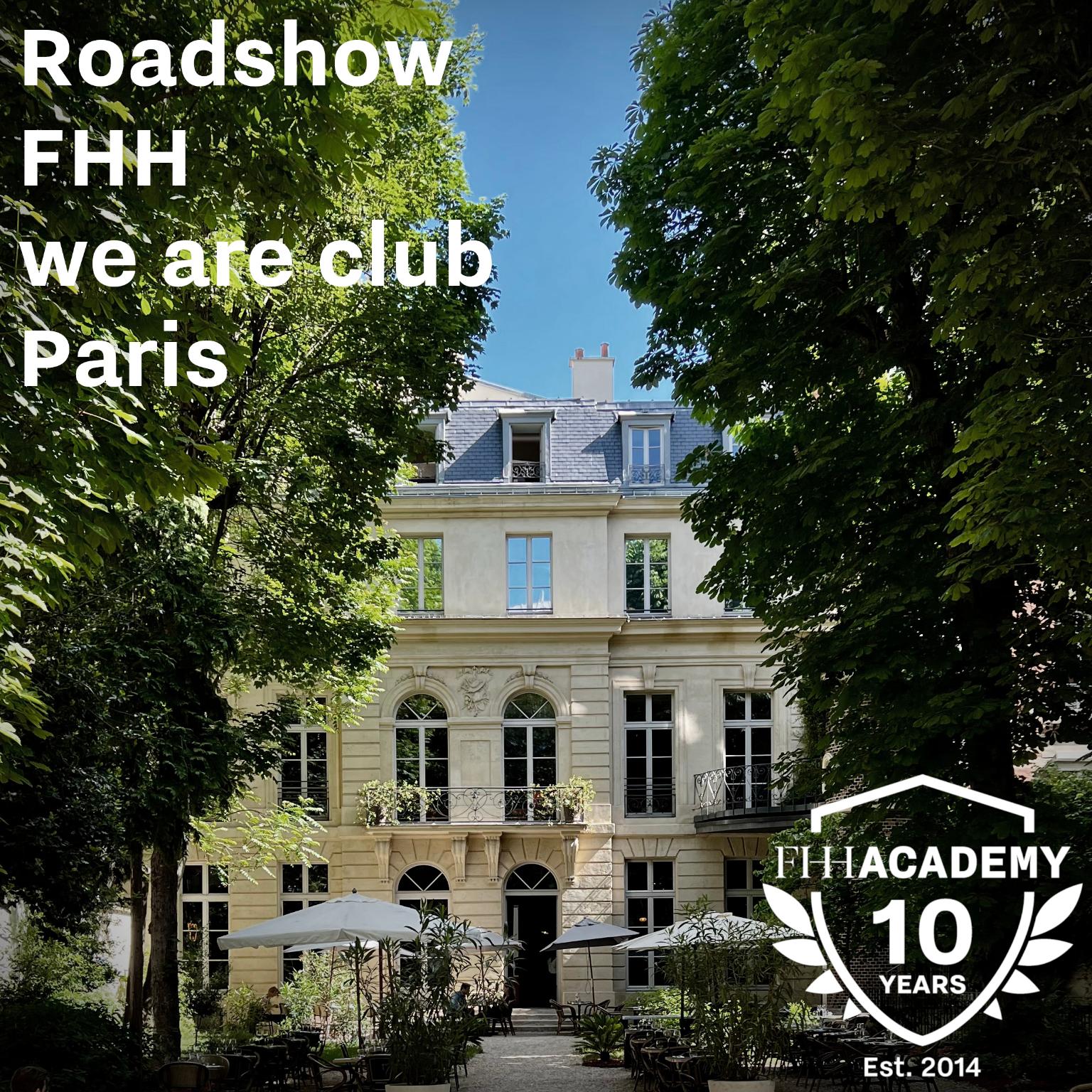 Roadshow Paris Homepage
