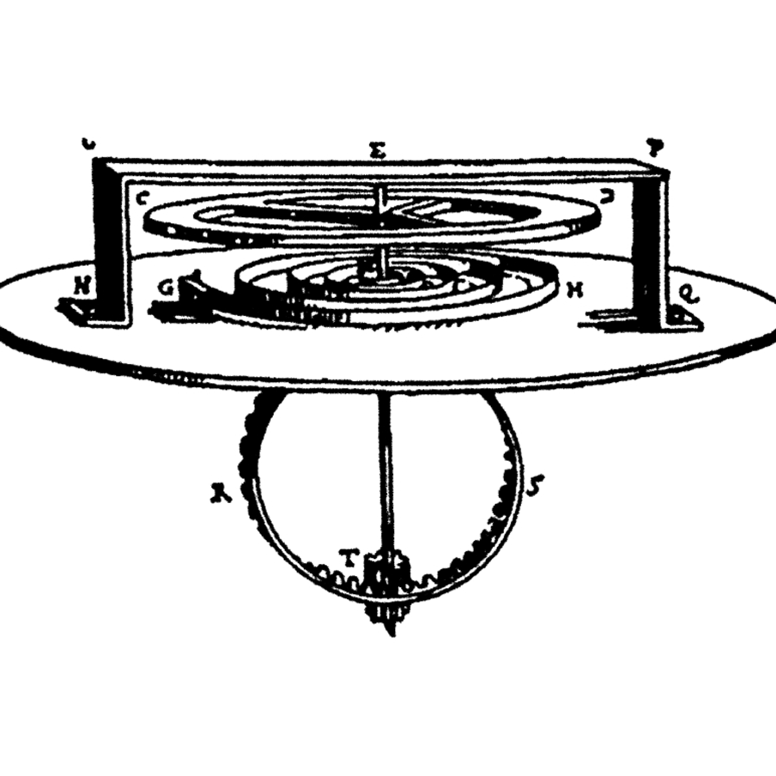 Christiaan Huygens 1675 - 1er balancier-spiral
