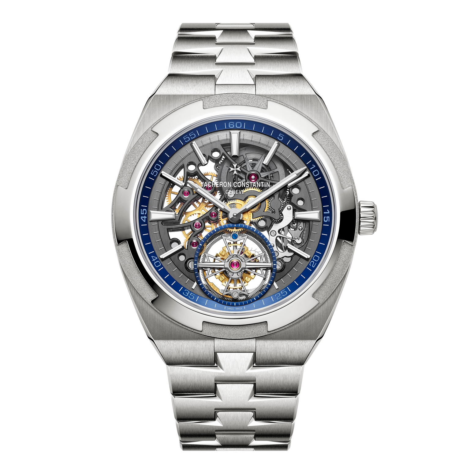 Overseas tourbillon skeleton