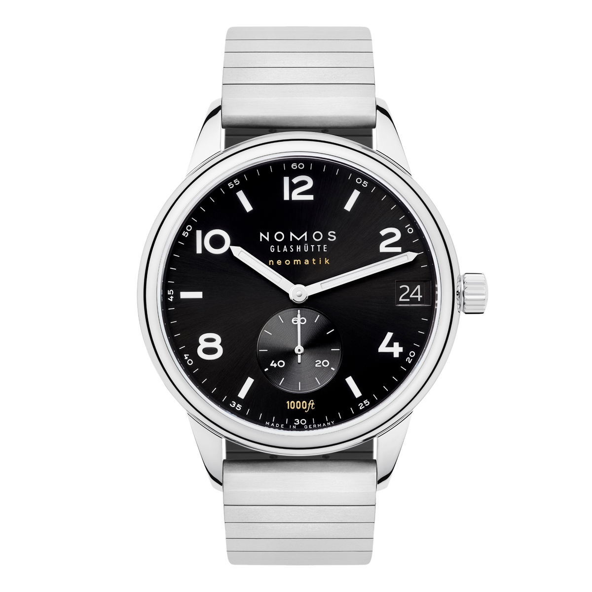 Club Sport neomatik 42 date black