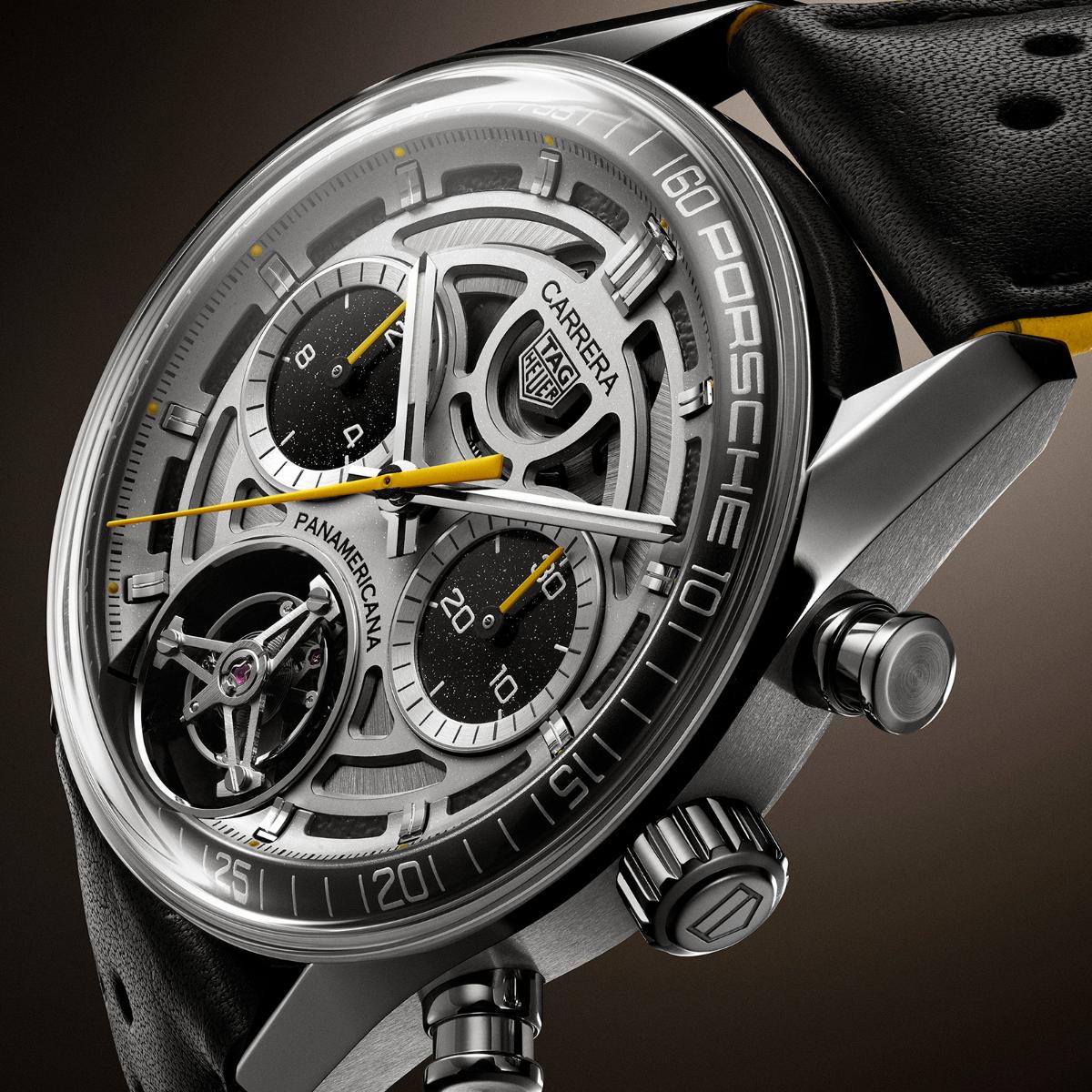 Novelties 2024_TAG Heuer Carrera Chronograph Tourbillon x Porsche Panamericana side