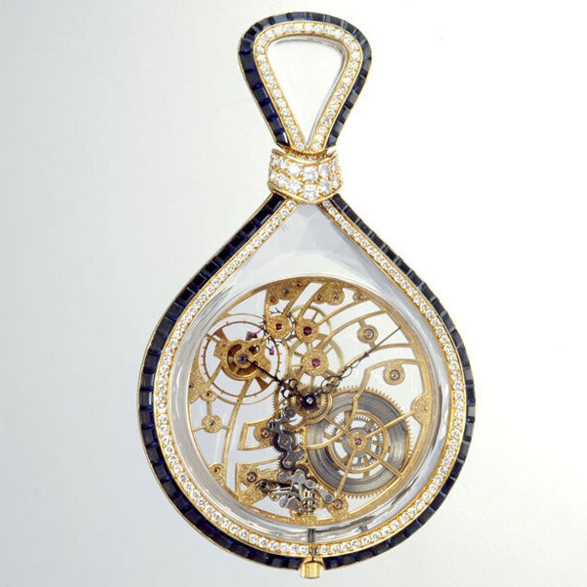 Skeleton pocket watch
