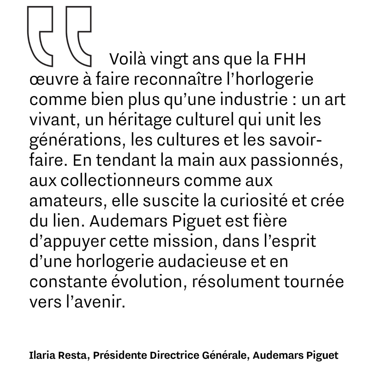 20 ans citation Ilaria Resta