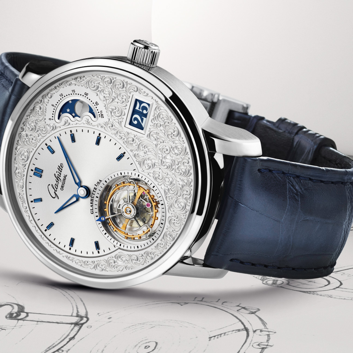 PanoLunar Tourbillon © Glashütte Original