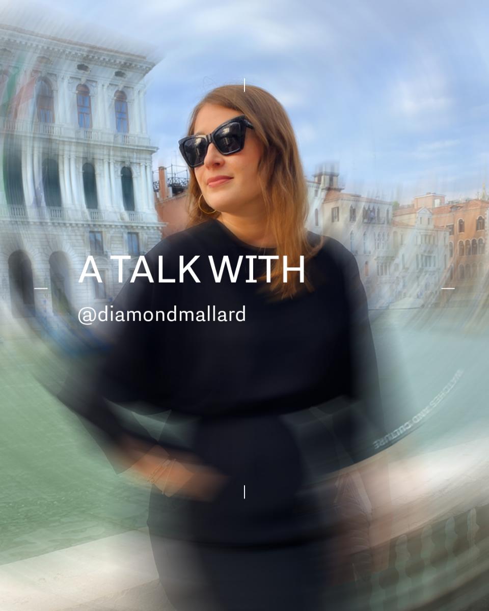 A talk with @diamondmallard