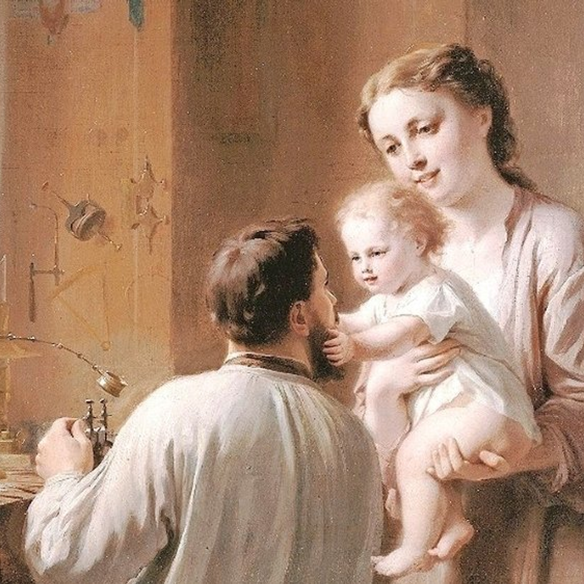 The watchmaker and his family, by Fritz Zuber-Bühler (19th century). ©Musée international d’horlogerie, La Chaux-de-Fonds