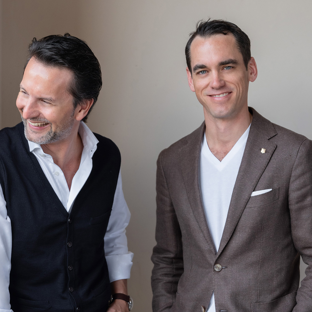 Maximilian Busser and Edouard Meylan