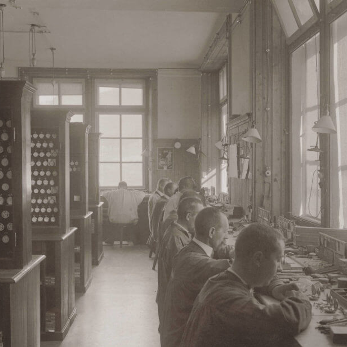 The historical Longines workshop