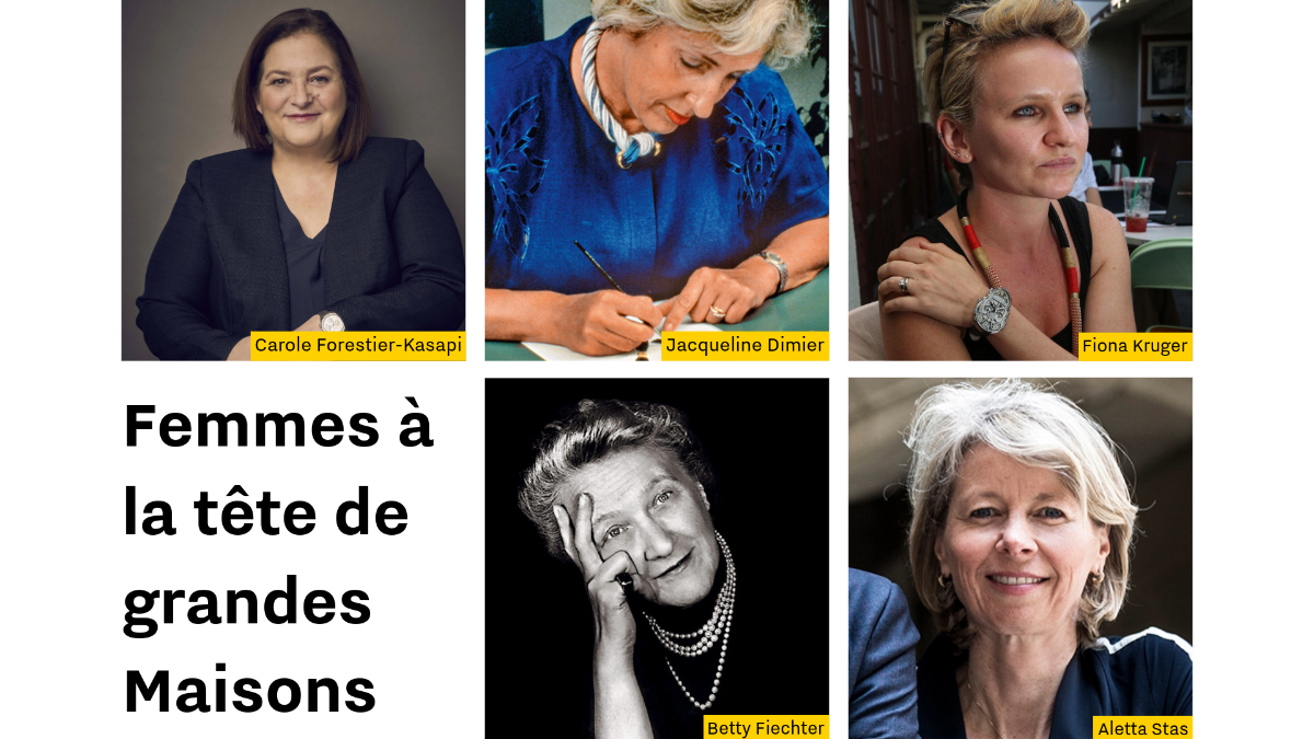 Femmes à la tête de grandes Maisons