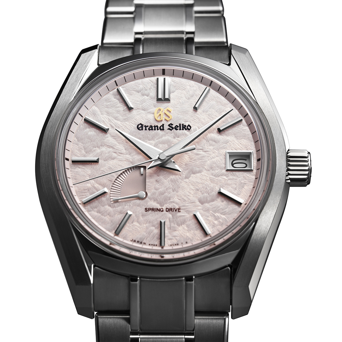 Grand Seiko Japan Seasons “Spring” Special Edition – This watch uses the caliber 9R65 Spring Drive with an accuracy rating of +/- 15 seconds per month.