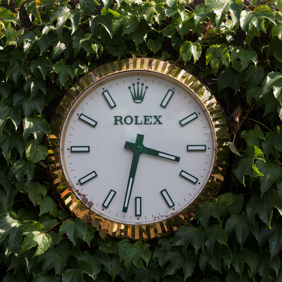 L'horloge Rolex à Wimbledon 2018