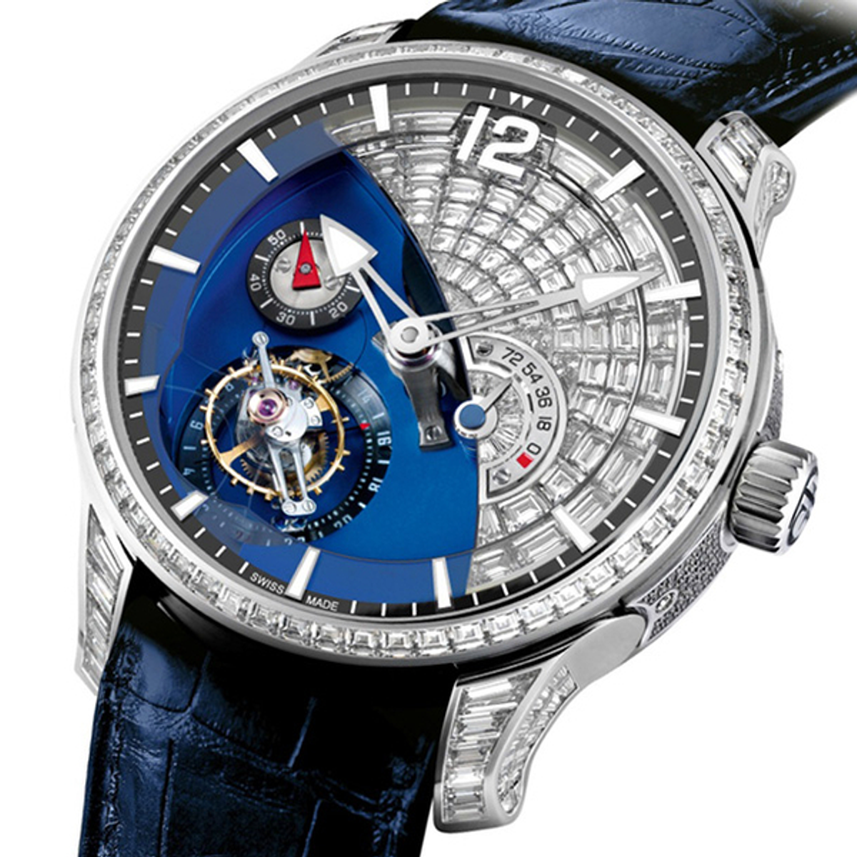 Montre Tourbillon 24 secondes Contemporain Serti © Greubel Forsey