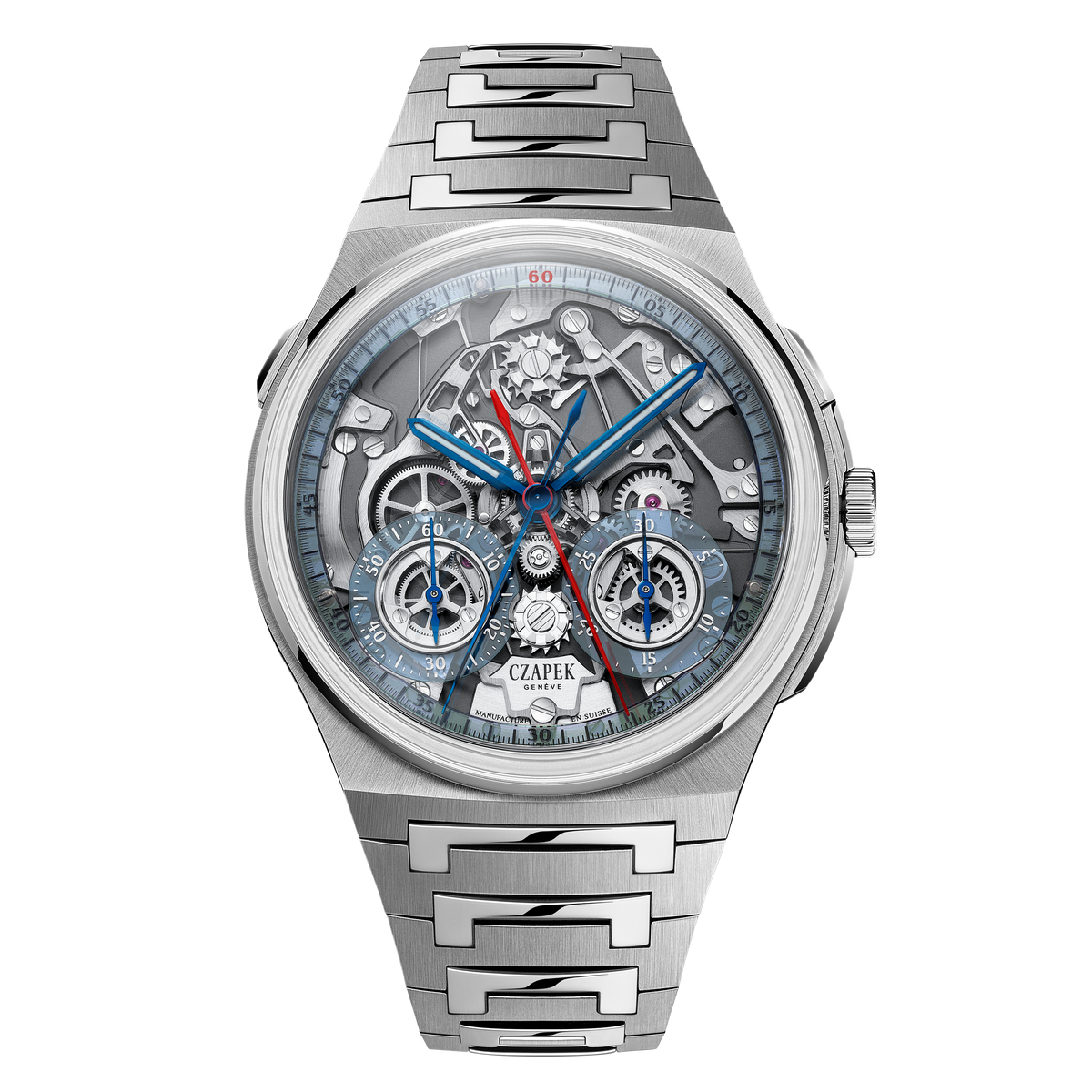 Antarctique Chronograph Rattrapante Ice Blue