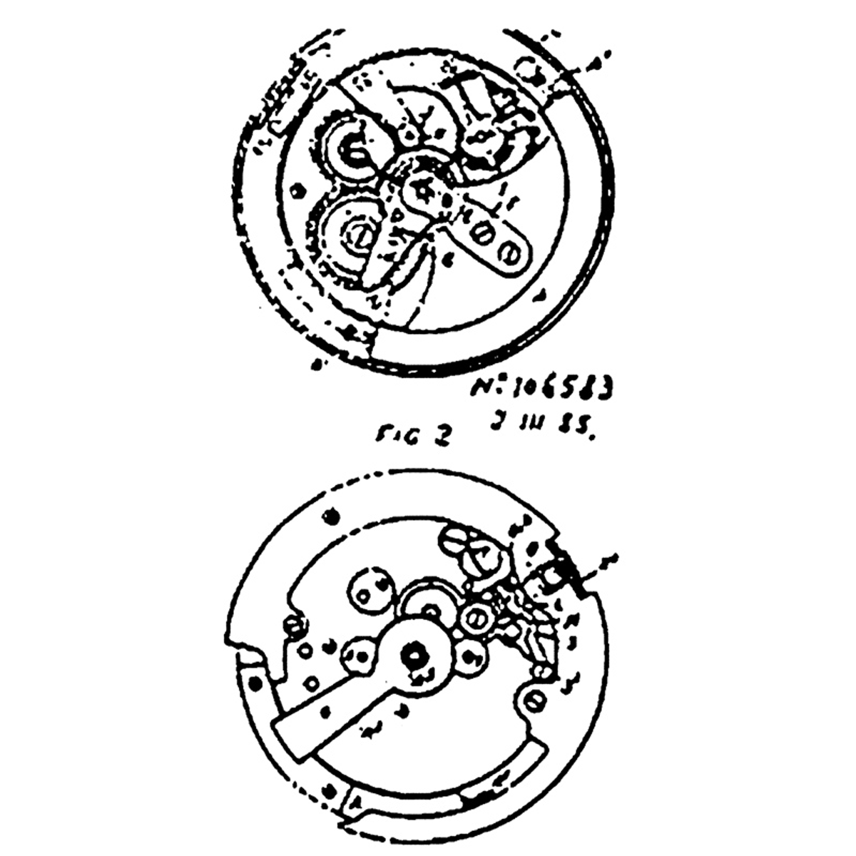 1924, brevet pour une montre bracelet automatique, John Harwood 