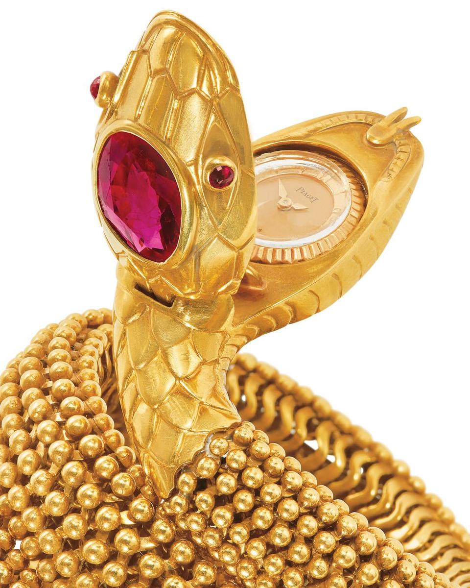 The Quirky Backstory Of Bulgari's Serpenti Secret Watches, 1950s–1970s
