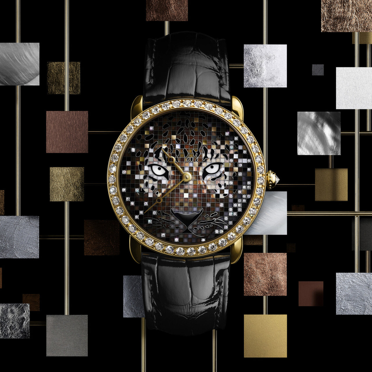 Montre Ronde Louis Cartier Regard de Panthère