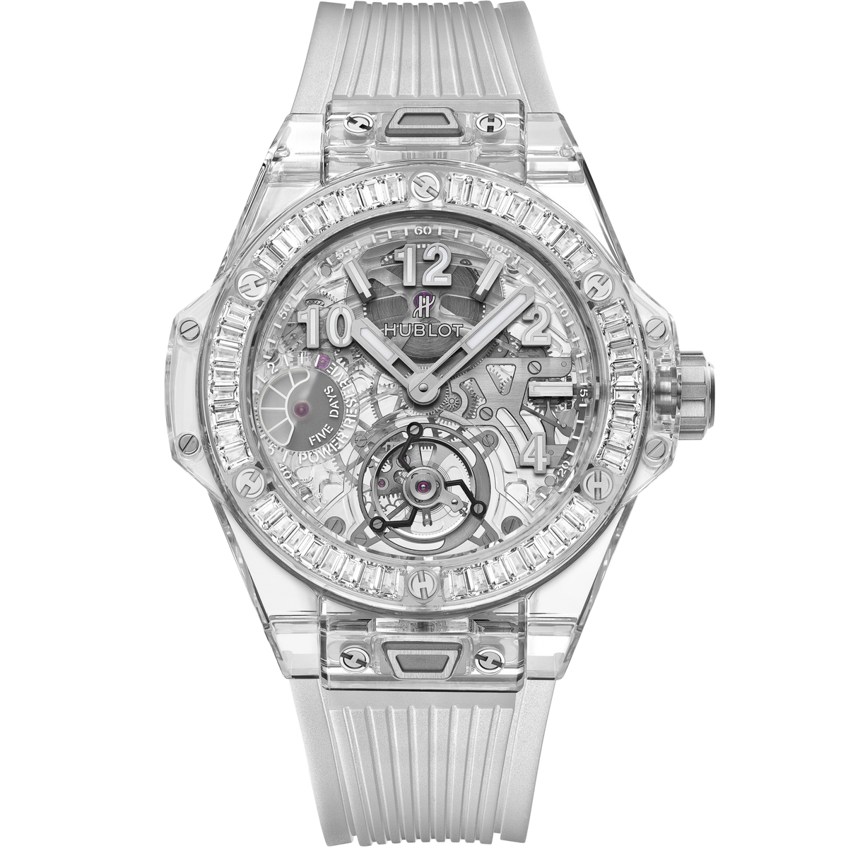 Big Bang Tourbillon Power Reserve 5 Days Sapphire Baguette