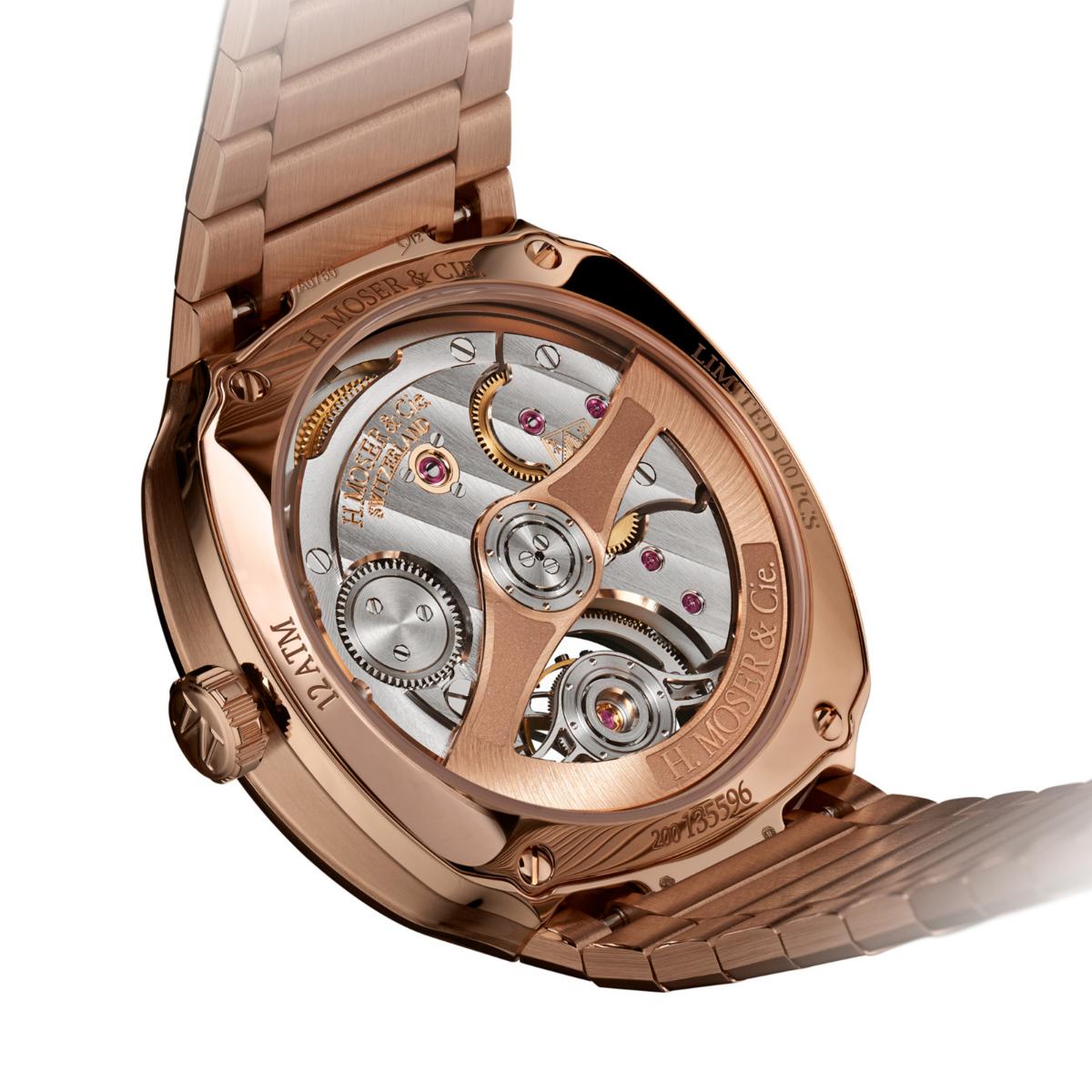 Novelties 2024_H. Moser & Cie Streamliner Tourbillon Wyoming Jade back