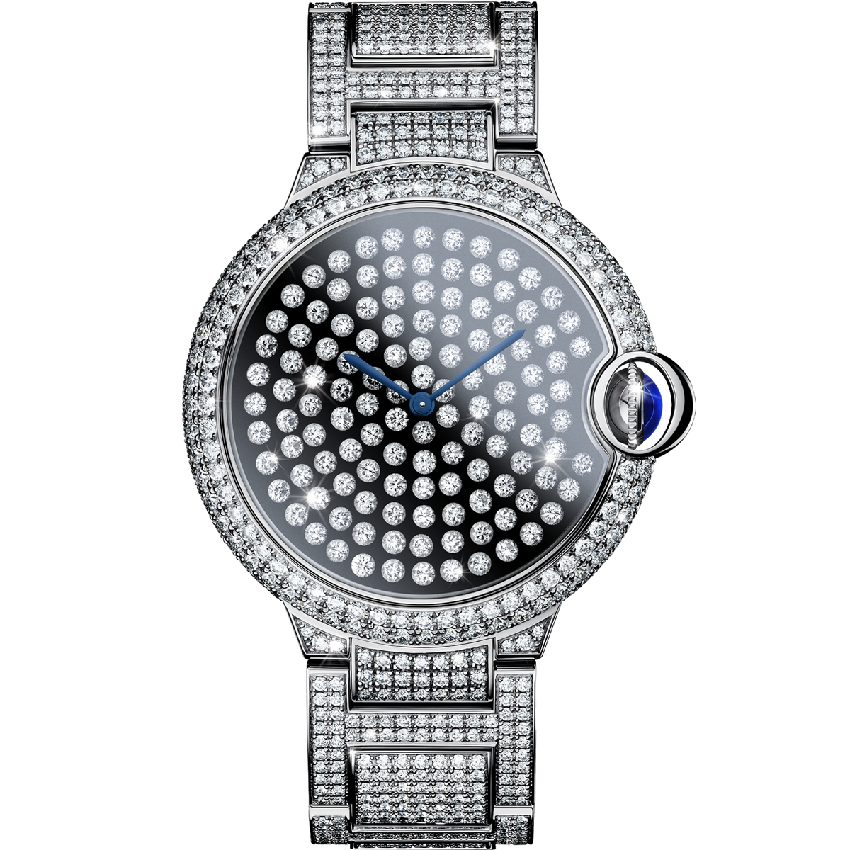 Ballon Bleu Serti Vibrant