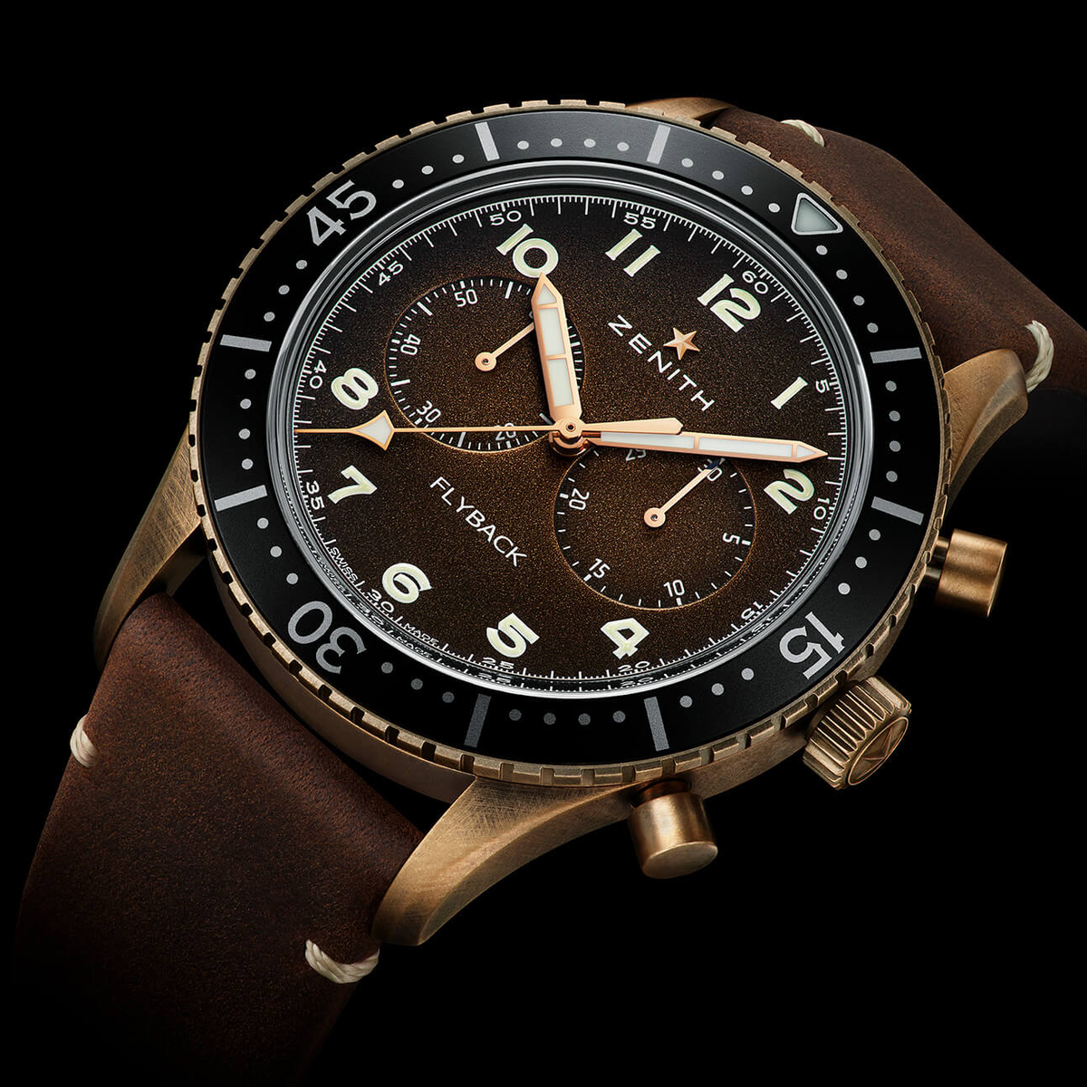 Pilot Cronometro Tipo CP-2 Flyback © Zenith