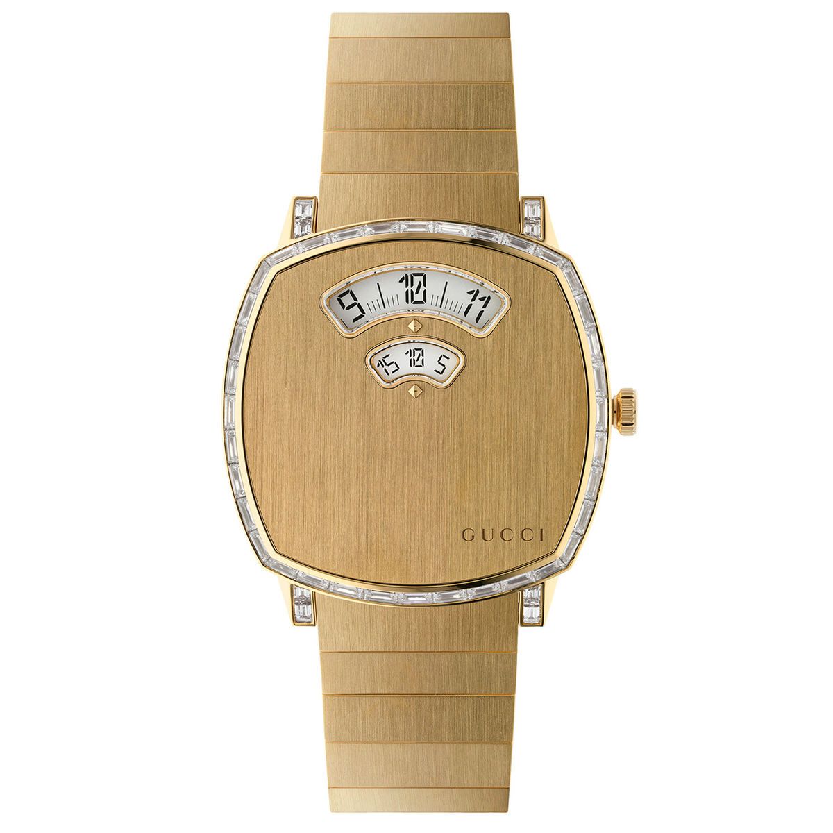 Grip en or jaune et diamants © Gucci