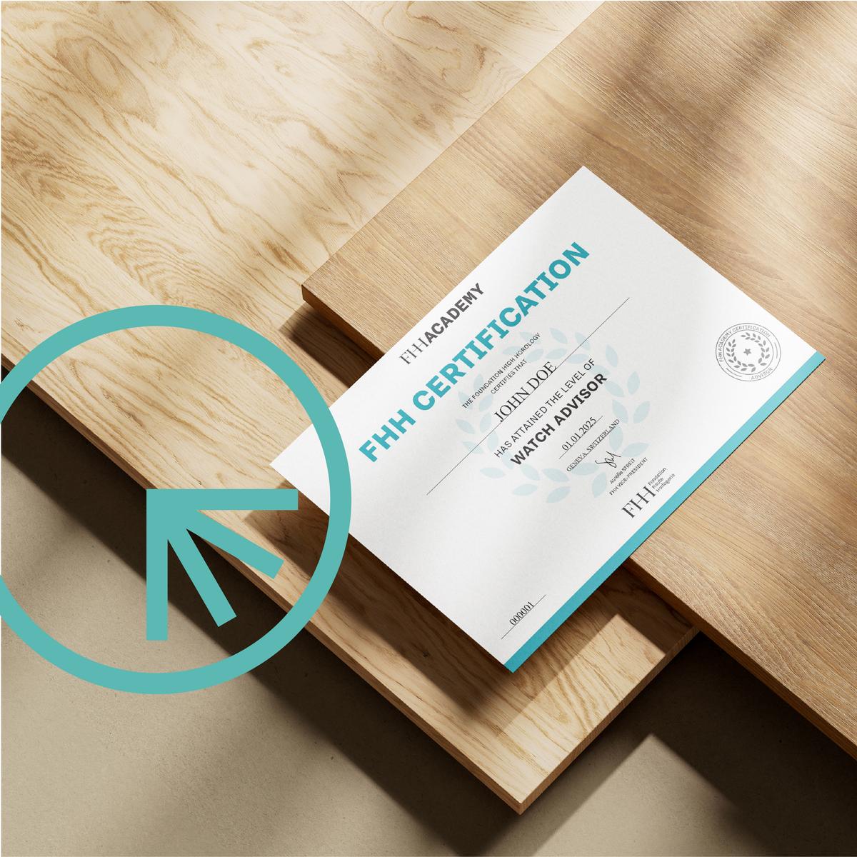 FHH Certification_Diploma mockup_Watch Advisor