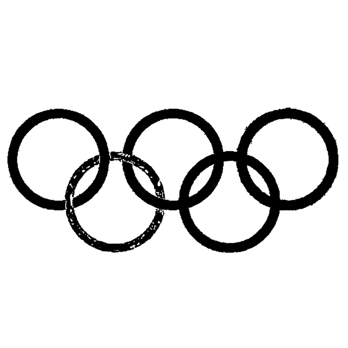1914, création des anneaux olympiques