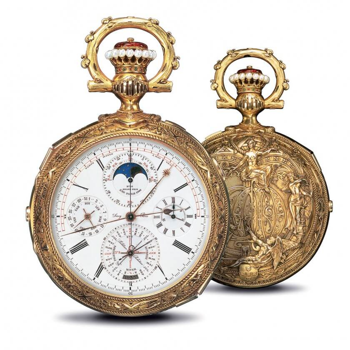 Leroy 01 pocket-watch presented at the Paris World’s Fair in 1900