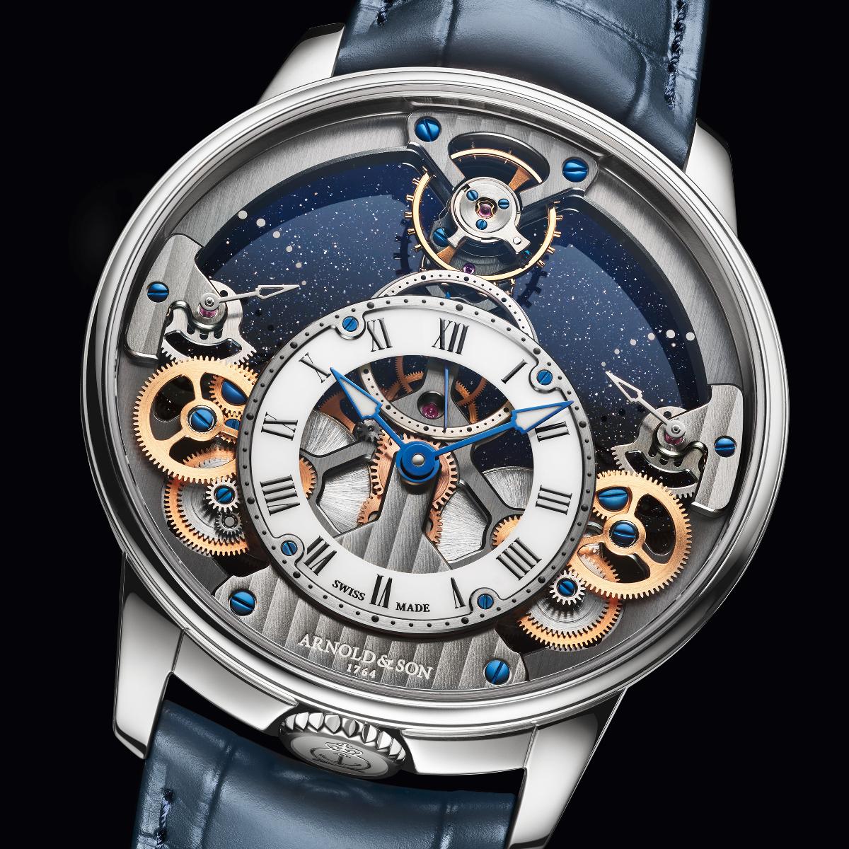 Novelties 2024_Arnold & Son Time Pyramide 42.5 Platinum front