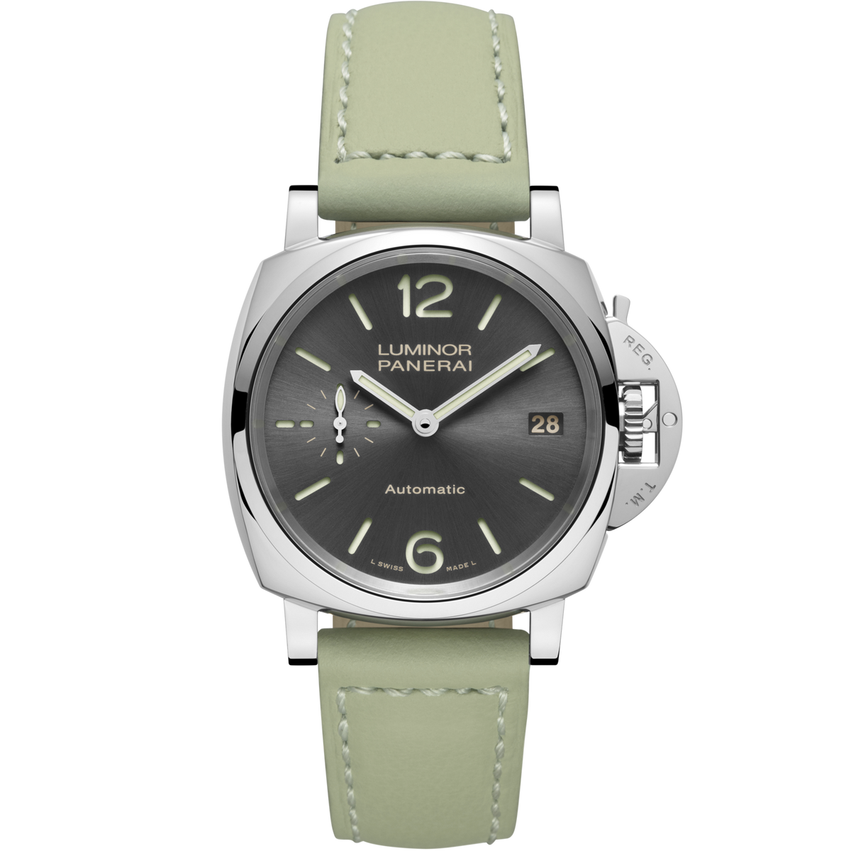 Luminor Due 3 Days Automatic Acciaio — 38 mm