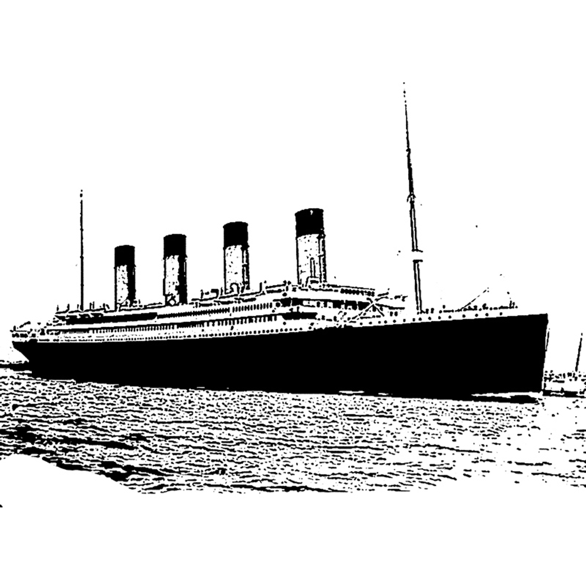 1912, shipwreck of the Titanic