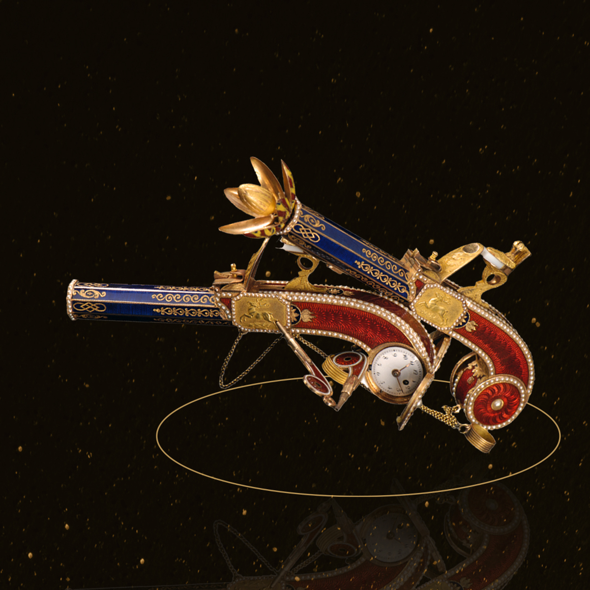 Jean Francois Bautte pistolet lance parfum
