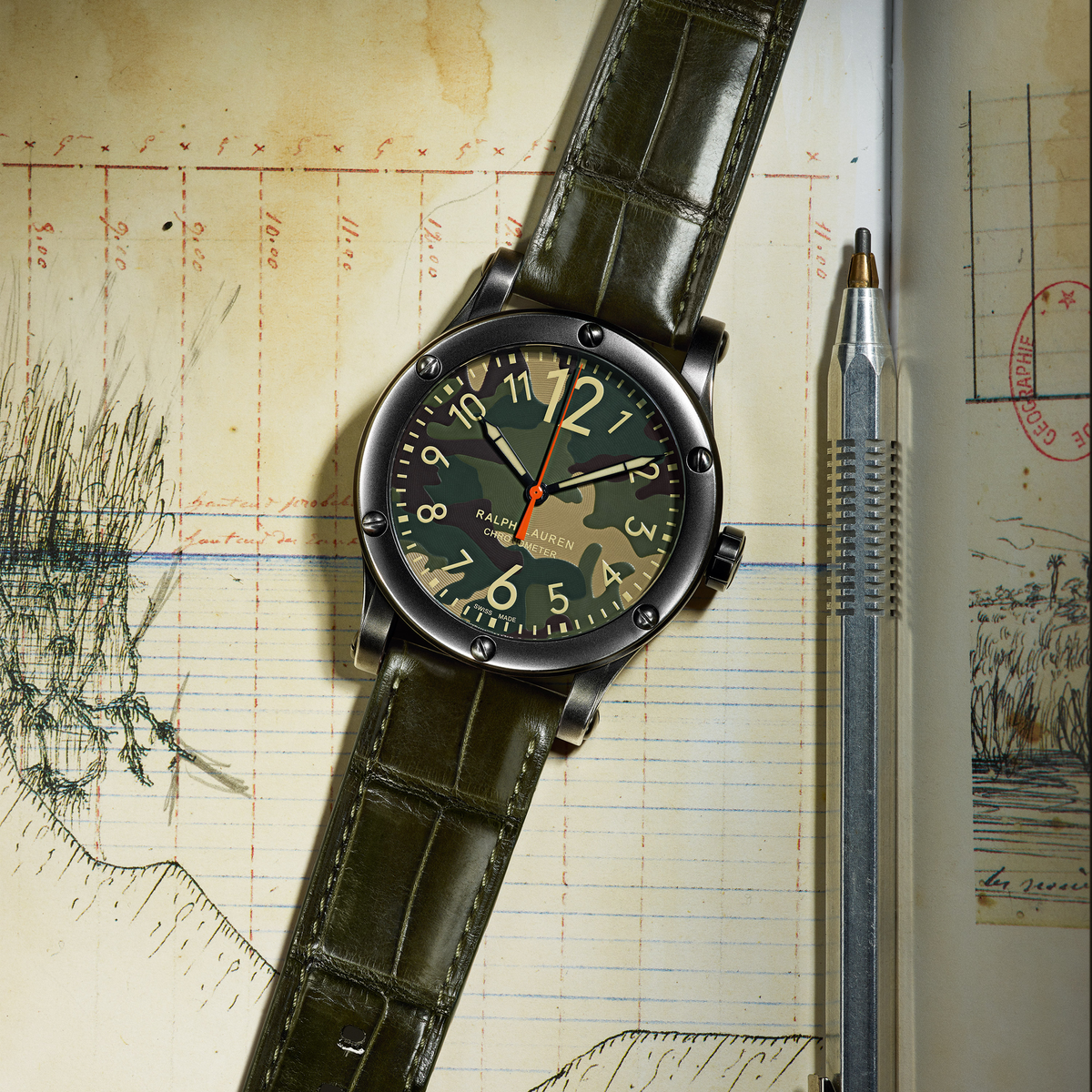 RL67 Safari Chronometer - Camouflage Dial