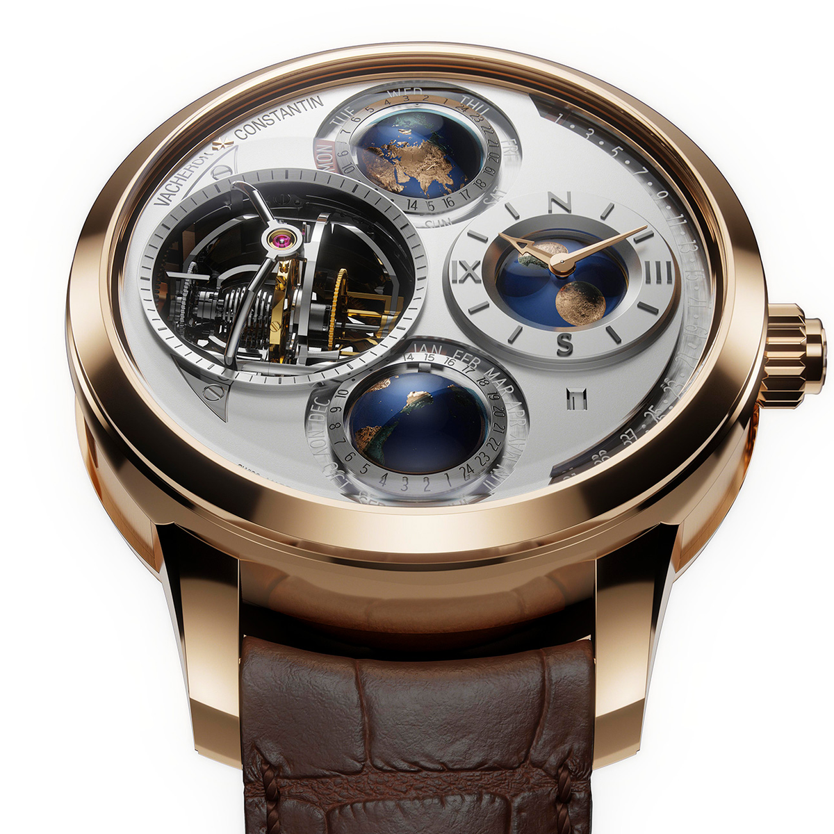 Les Cabinotiers Tourbillon armillaire calendrier perpétuel – Planetaria © Vacheron Constantin