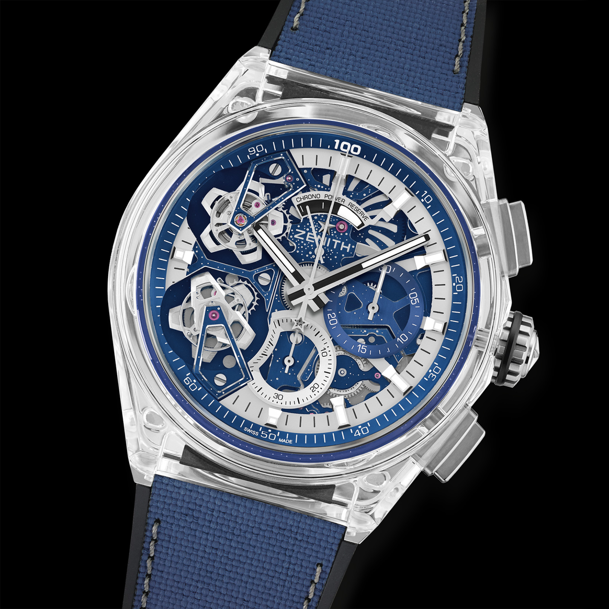 Defy 21 Double Tourbillon Sapphire
