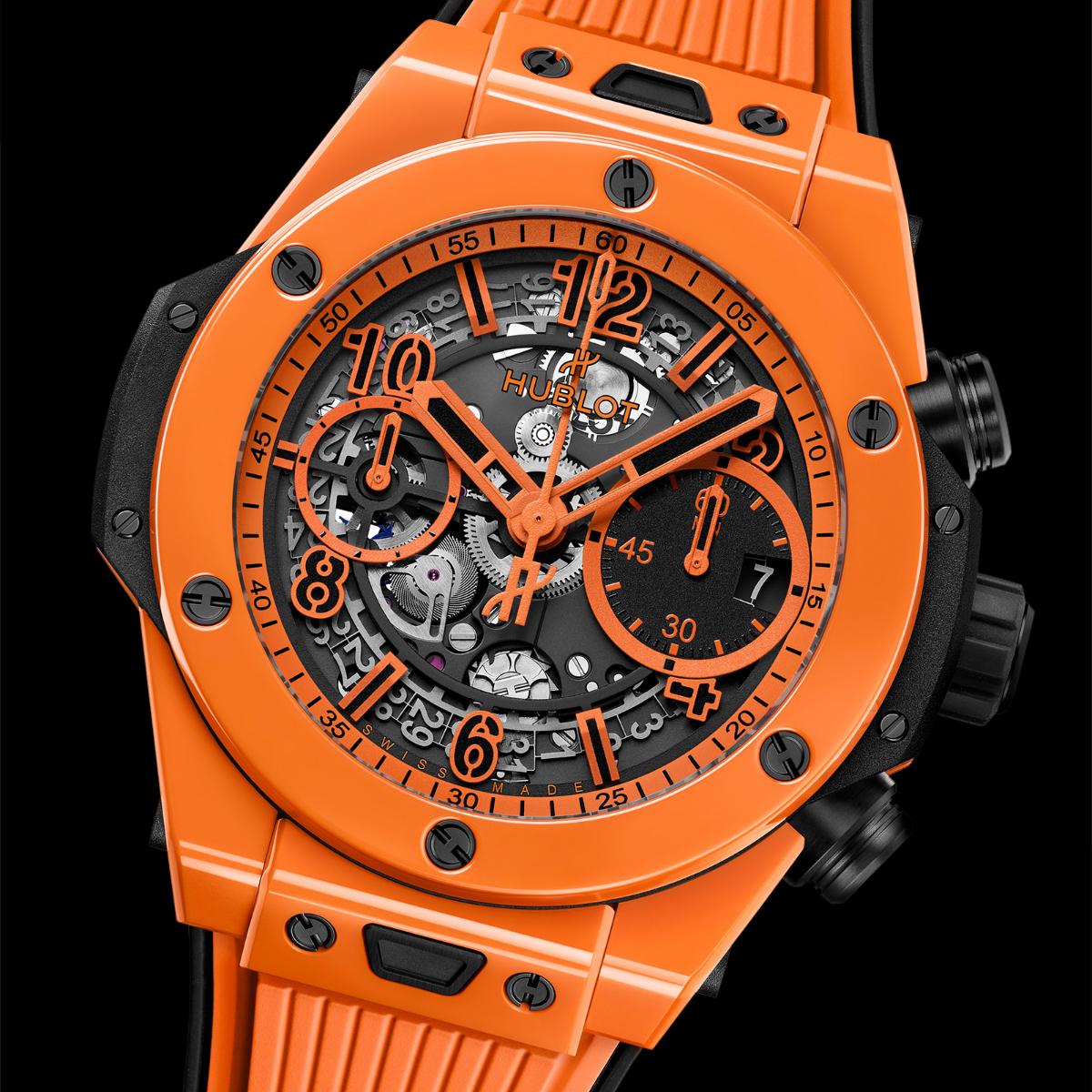 Novelties 2024_Hublot Big Bang Unico Orange Ceramic front