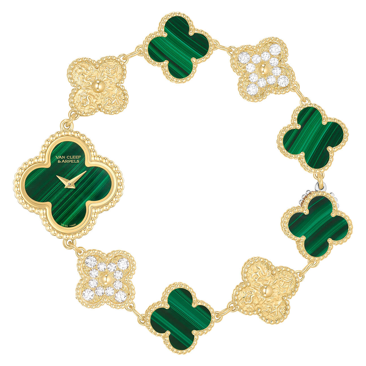 Sweet Alhambra Malachite © Van Cleef & Arpels