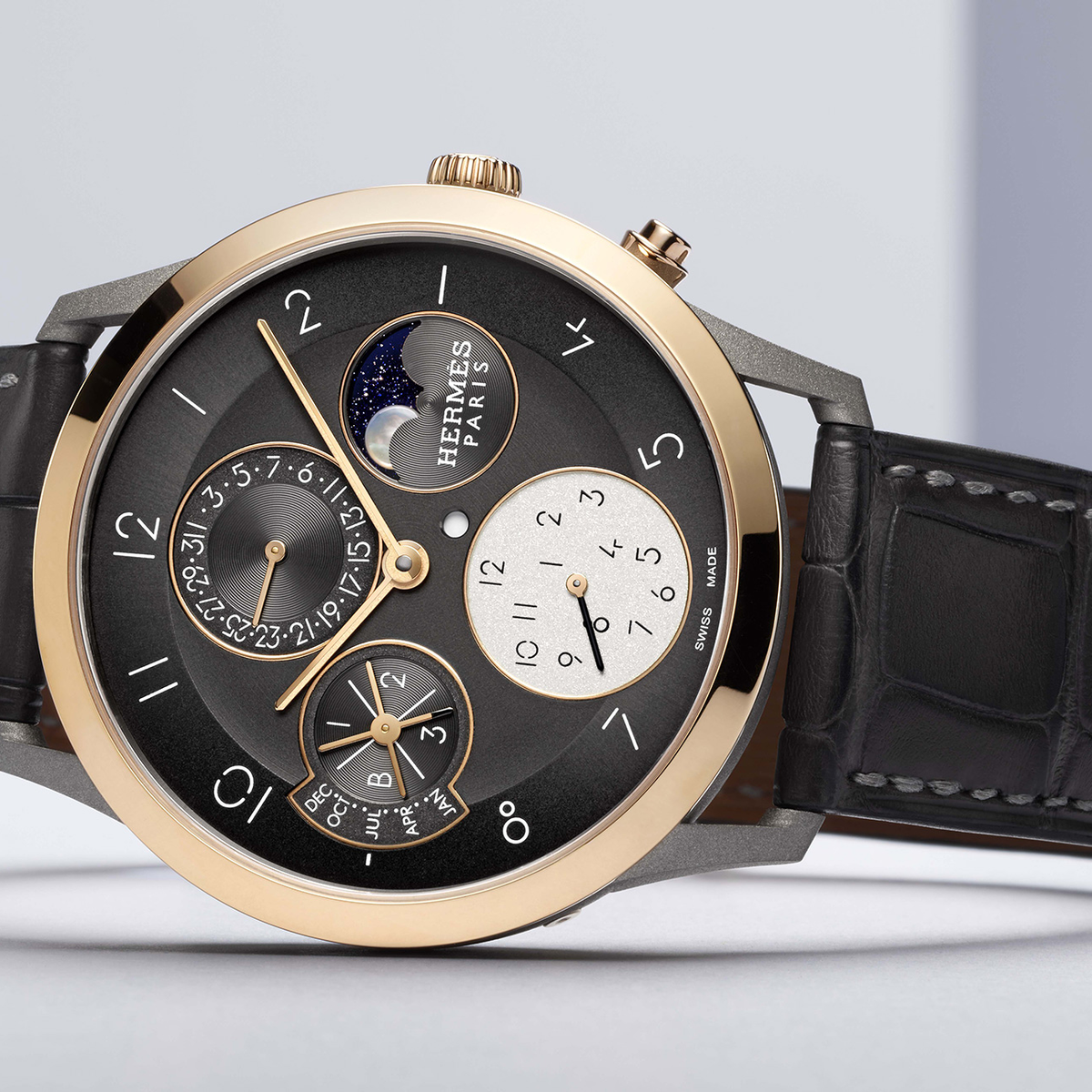 Slim Quantième Perpétuel © Hermès