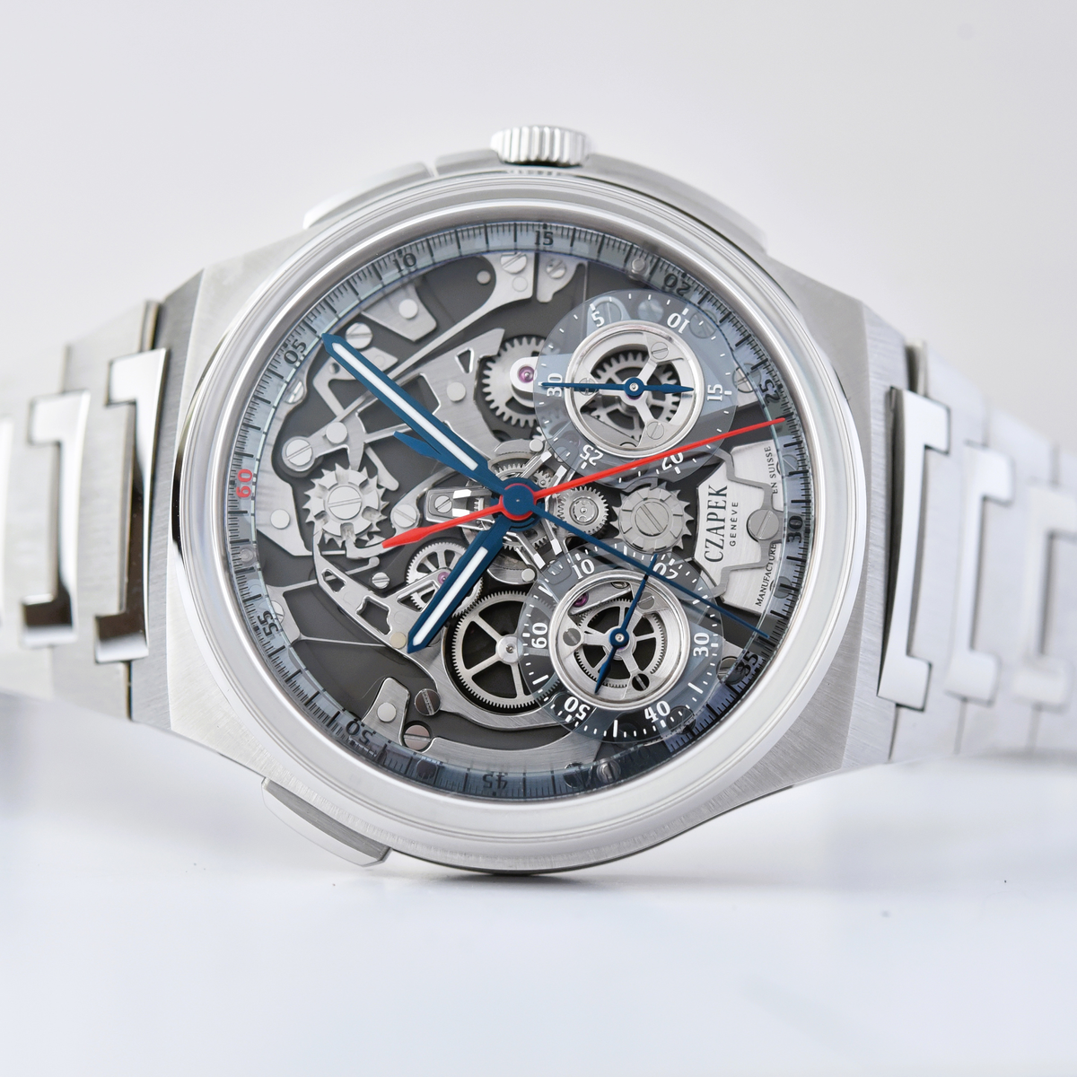 Antarctique Chronograph Rattrapante Ice Blue
