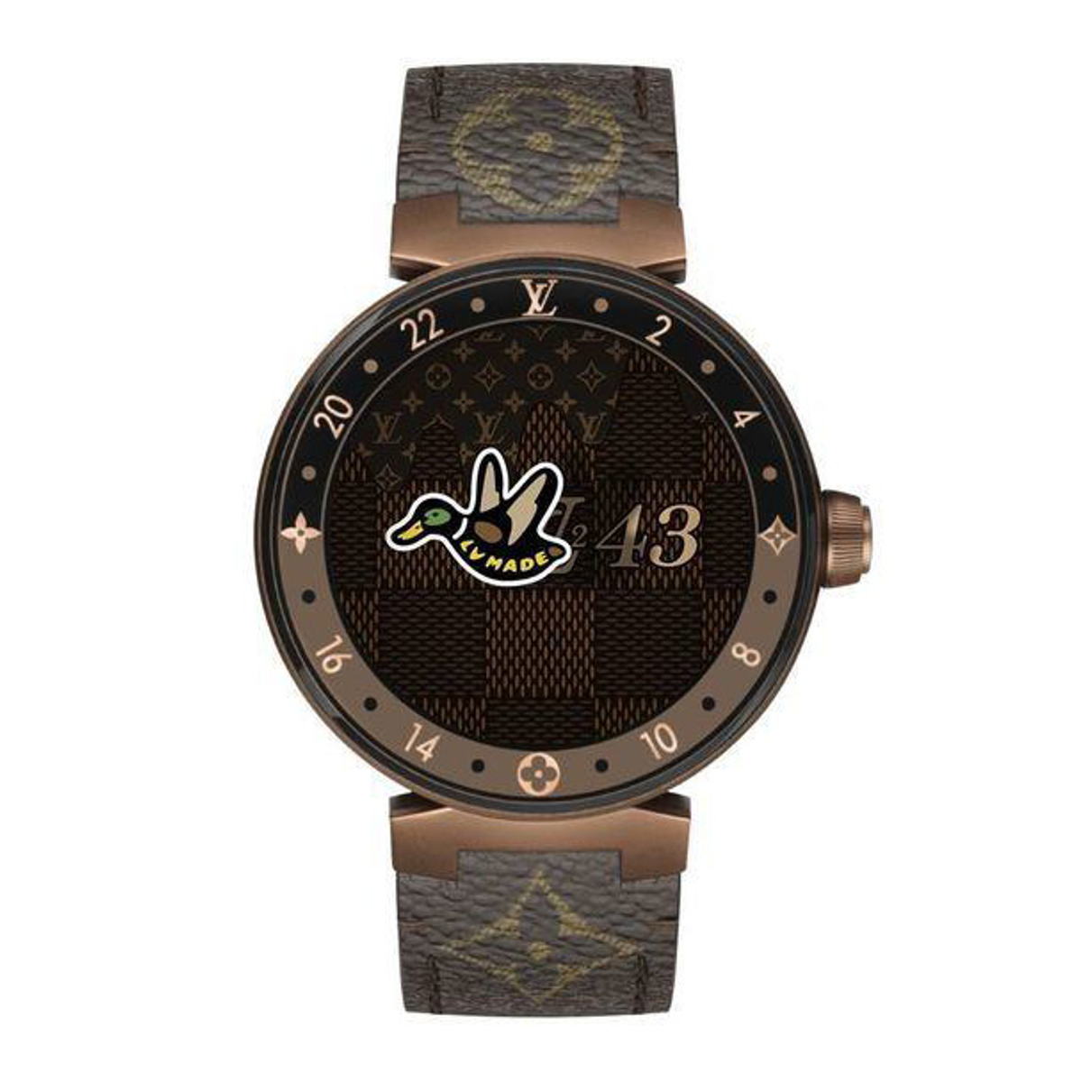 Tambour Horizon, cadran Virgil Abloh et Nigo © Louis Vuitton