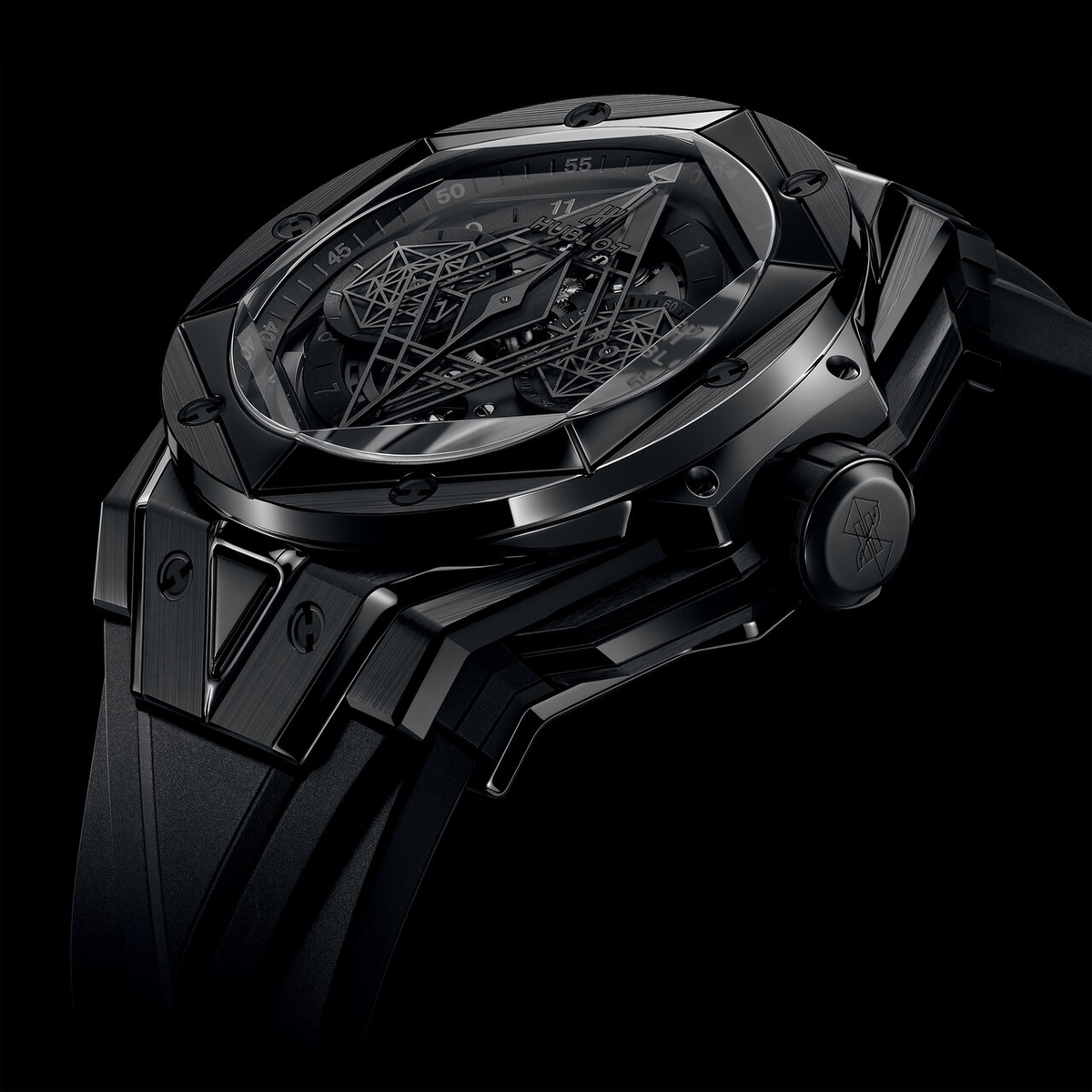 Big Bang Unico Sang Bleu II All Black