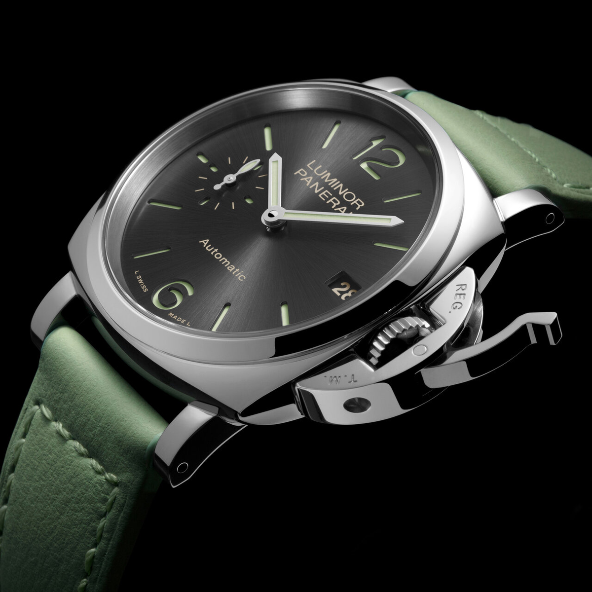 Luminor Due 3 Days Automatic Acciaio — 38 mm