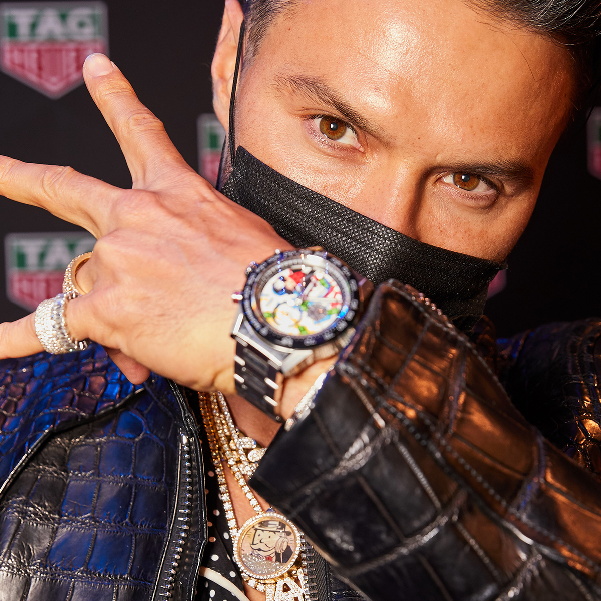 Alec Monopoly et sa TAG Heuer Carrera Special Edition