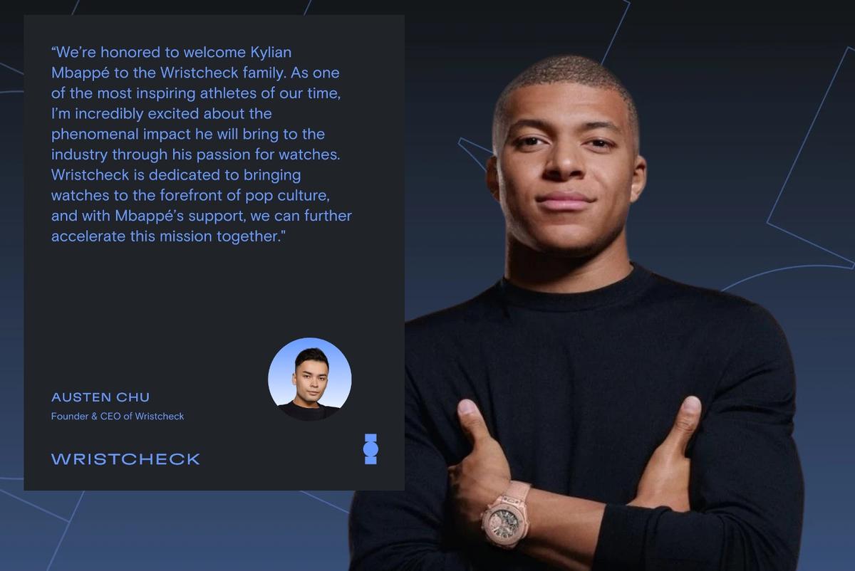 Kylian MBappe invests in Wristcheck