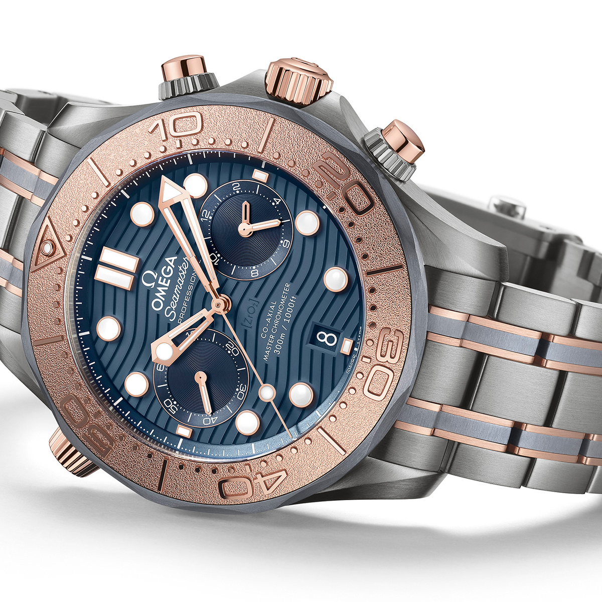 Seamaster Diver 300M titanium-tantalum-Sedna gold © Omega