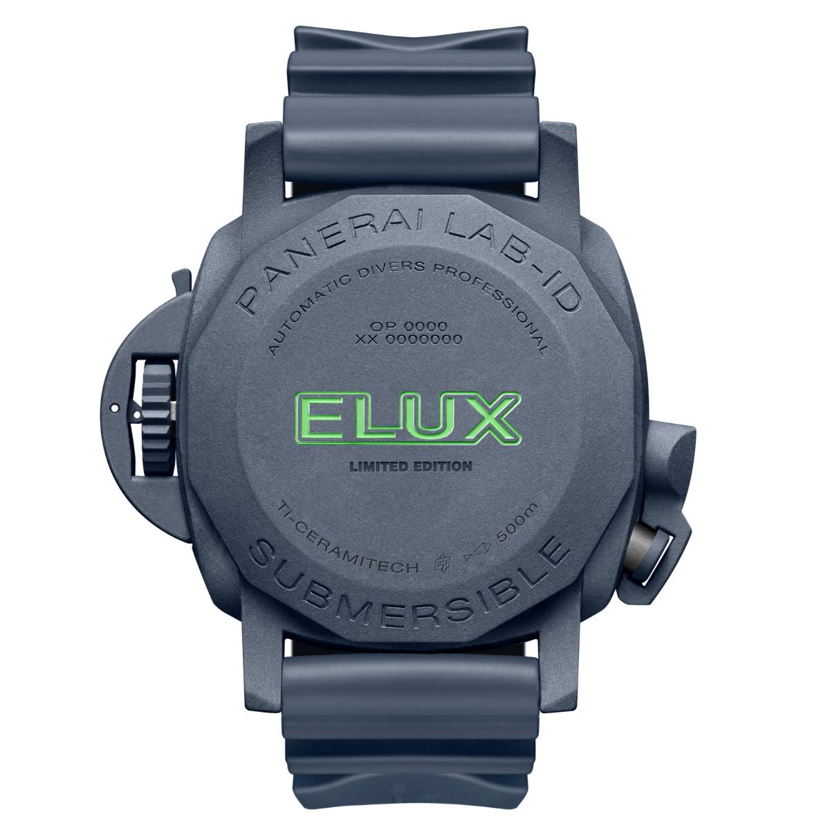 Novelties 2024_Panerai Submersible Elux Lab-ID back