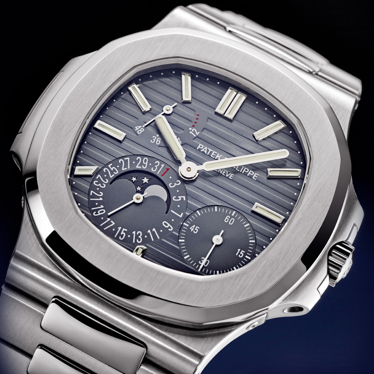 The Patek Philippe Nautilus 5712/1A-001 is the first “non-Rolex” watch to make the Subdial 50 index at an average price of £80,850 - down 37% over 12 months.