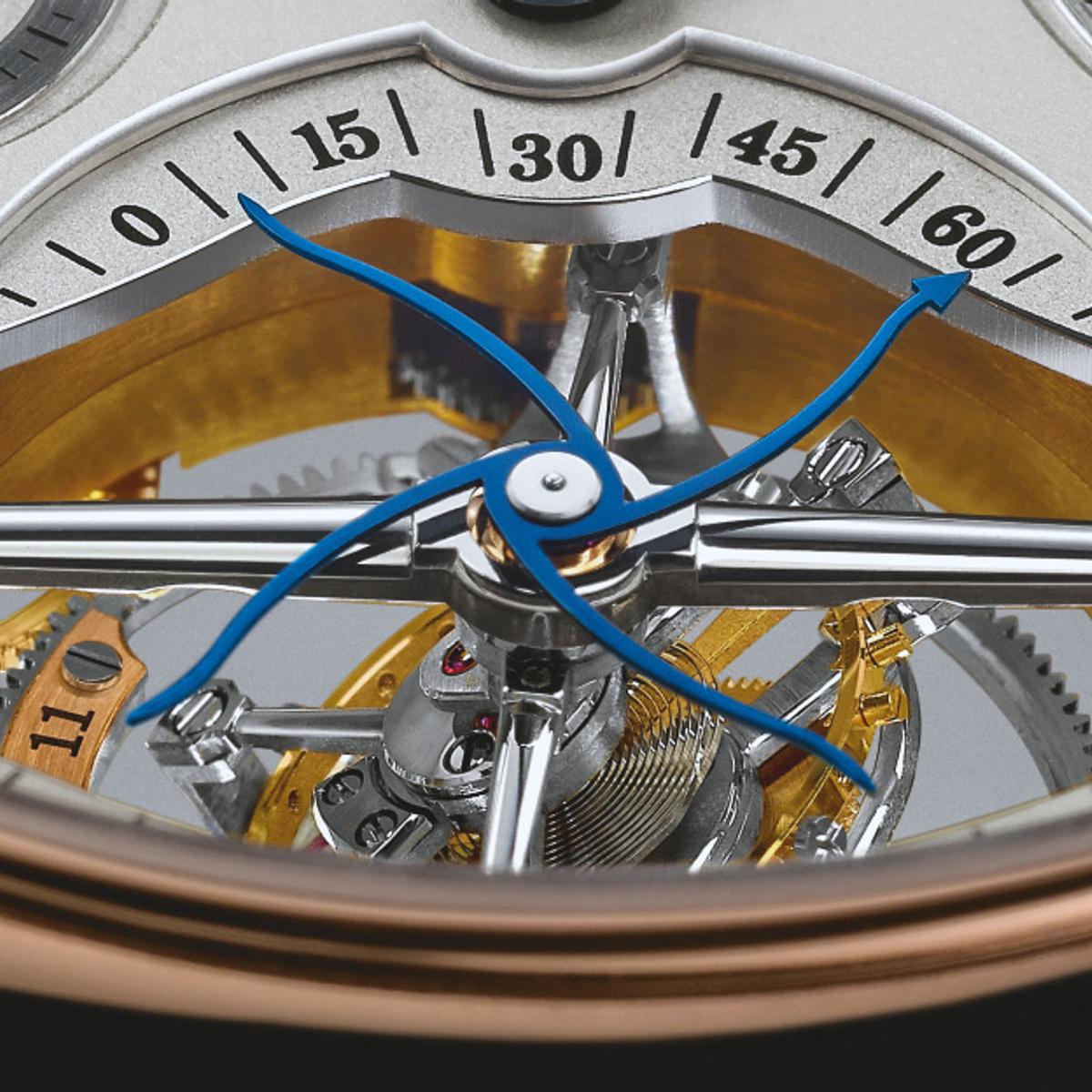 Détail du Double Tourbillon 30°©Greubel Forsey