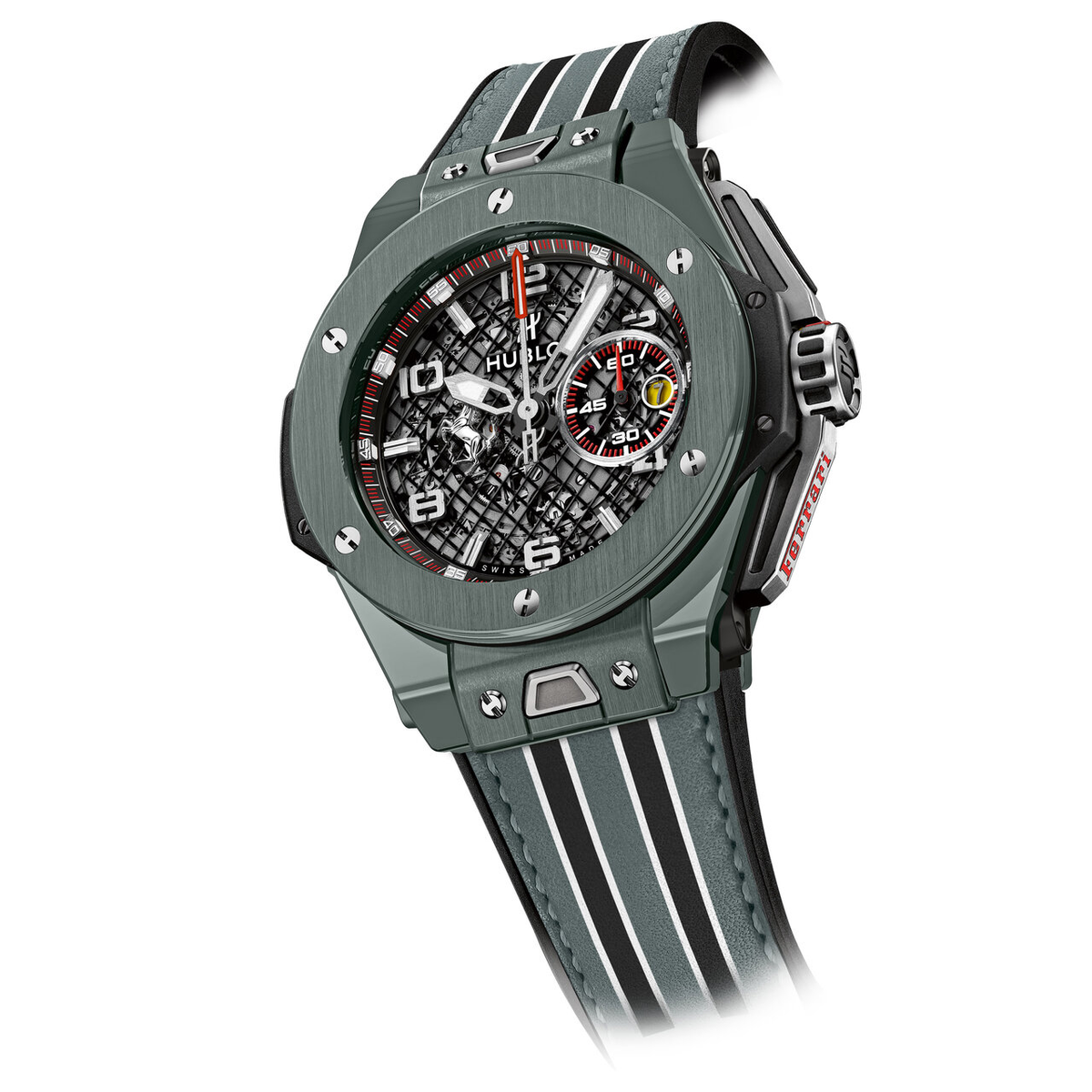 Big Bang Ferrari Grey Ceramic