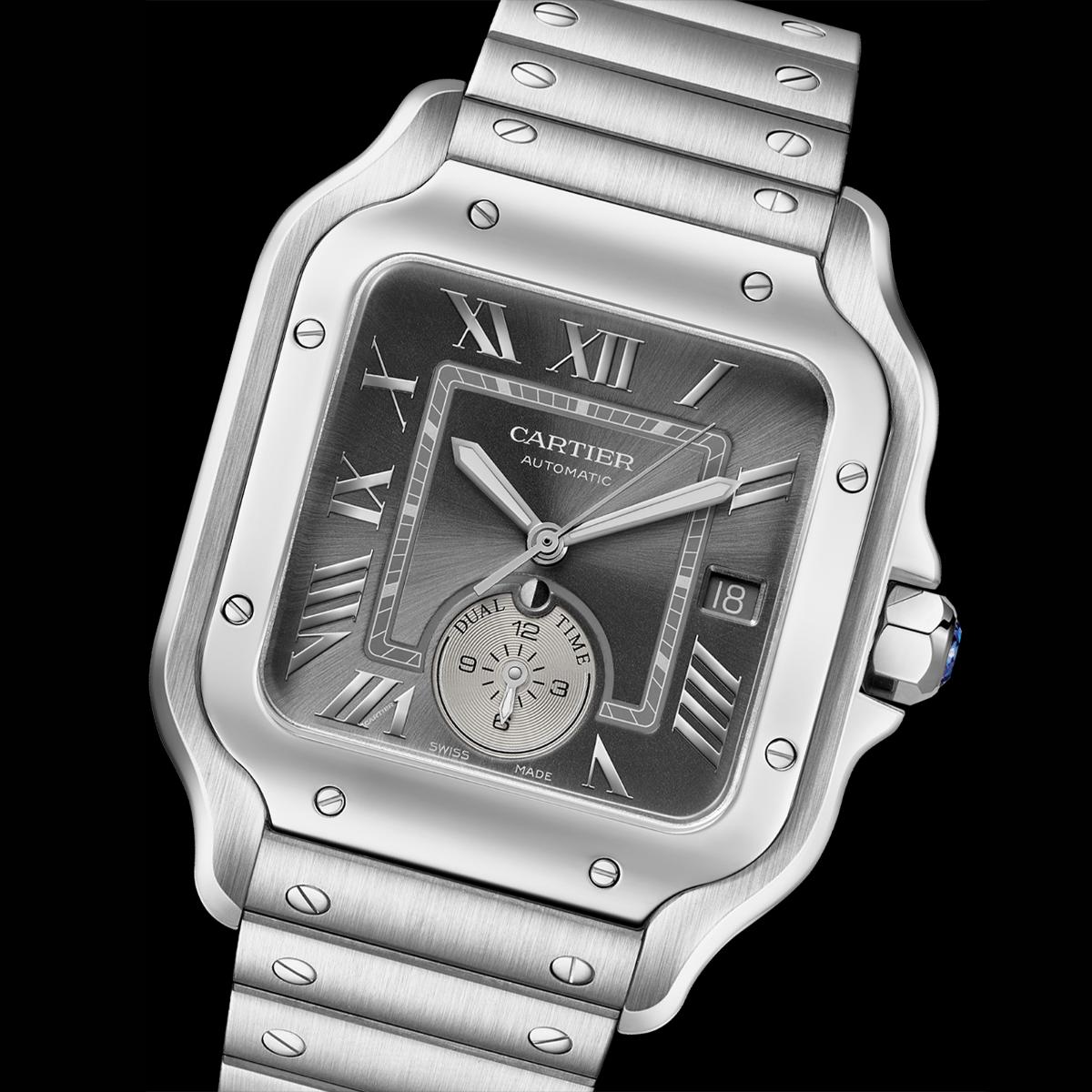 Novelties 2024_Cartier Santos Dual Time front
